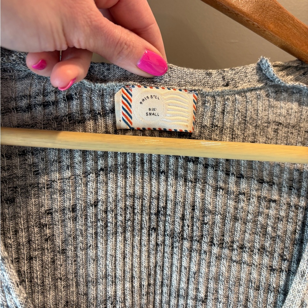 Madewell Heather Gray Knit Maxi Dress - Picture 3 of 5
